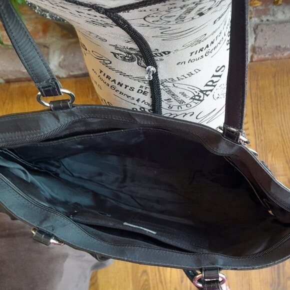 Coldwater Creek Black with silver accents Shoulder Bag - Picture 8 of 10